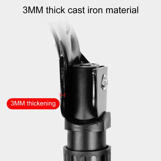 Bicycle Single-side Stand Wear-resisting Anti-slip Metal Children Bicycle Rear Support Rack for Balance