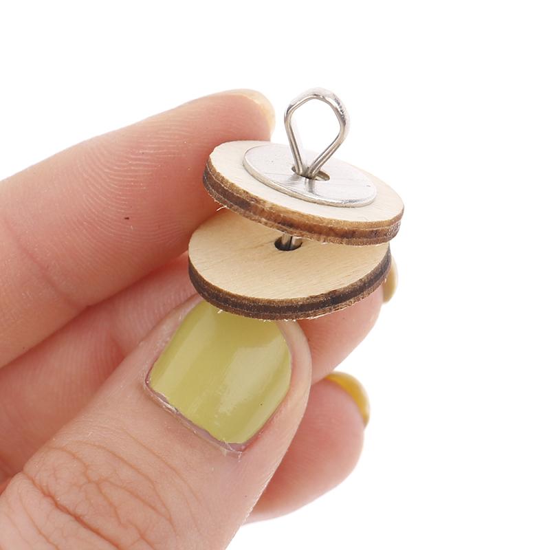 Akcesoria do stawów niedźwiedzia DIY Drewniany obrotowy paznokieć Końcówka stawu niedźwiedzia Śruba stawu niedźwiedzia