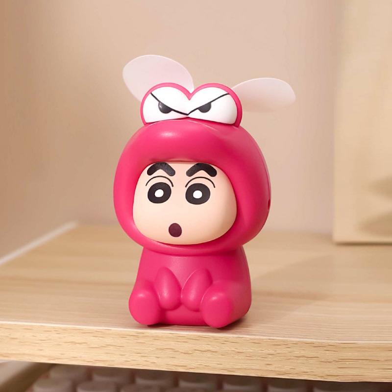 

Crayon Shin-chan Crocodile Mini USB Fan - Cute Cartoon Ornament for Kids and Students 58x54x80 mm
