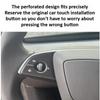 DQMN8 For Tesla Model 3 Highland Model Y Juniper 2025 Steering Wheel Button Sticker Protective Cover Patch Interior Car Accessories