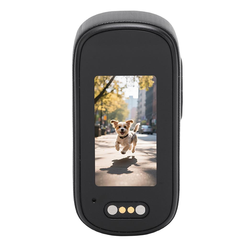 Action Camera 4K Wide Angle Lens WiFi 1.47in Screen Portable Sports Camera with Magnetic Lanyard Back Clamp for Vlog