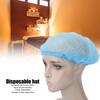 100pcs NonWoven Disposable Net Cap Breathable Stretchable Beauty Salon Shower Bath Cap