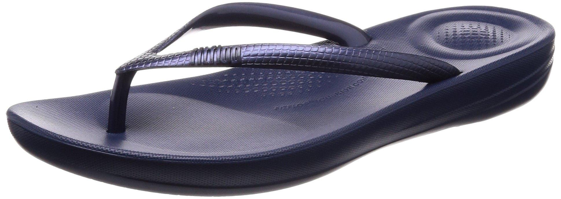 

Fitflop Эргономичные Пляжные Полуночные 3E Женские Сандалии-шлепанцы I-Cushion, Темно-синий, 23.0-23.5 см,