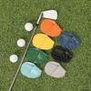 5pcs/7pcs Stitched Edges Golf Iron Covers Open Ended Golf Club Head Covers  Golf Course