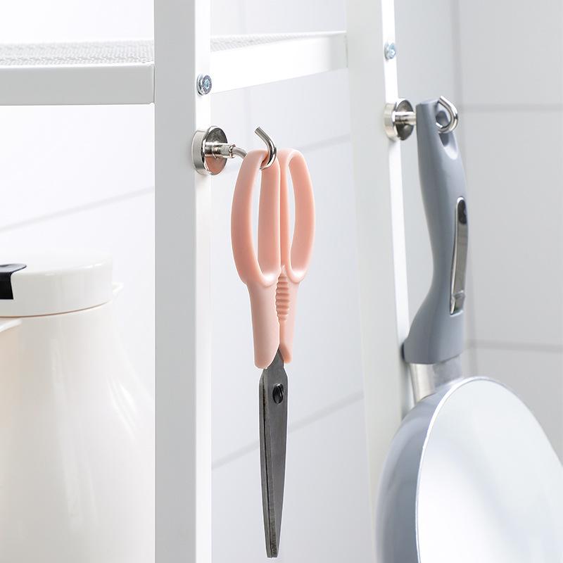 Super Strong Magnet Hook - High Strength, Punch-Free Refrigerator Magnet Fixer