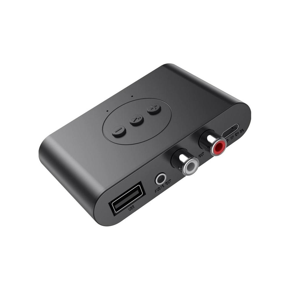 Bluetooth 5.3 Audio Receiver U Disk RCA 3.5mm 3.5 AUX Jack Stereo Music Wireless Adapter withc For Car Kit Speaker Amplifier