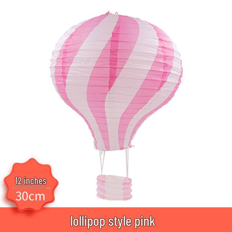 Hot Air Balloon Pendant Paper Lantern for Birthday and Kindergarten Decor
