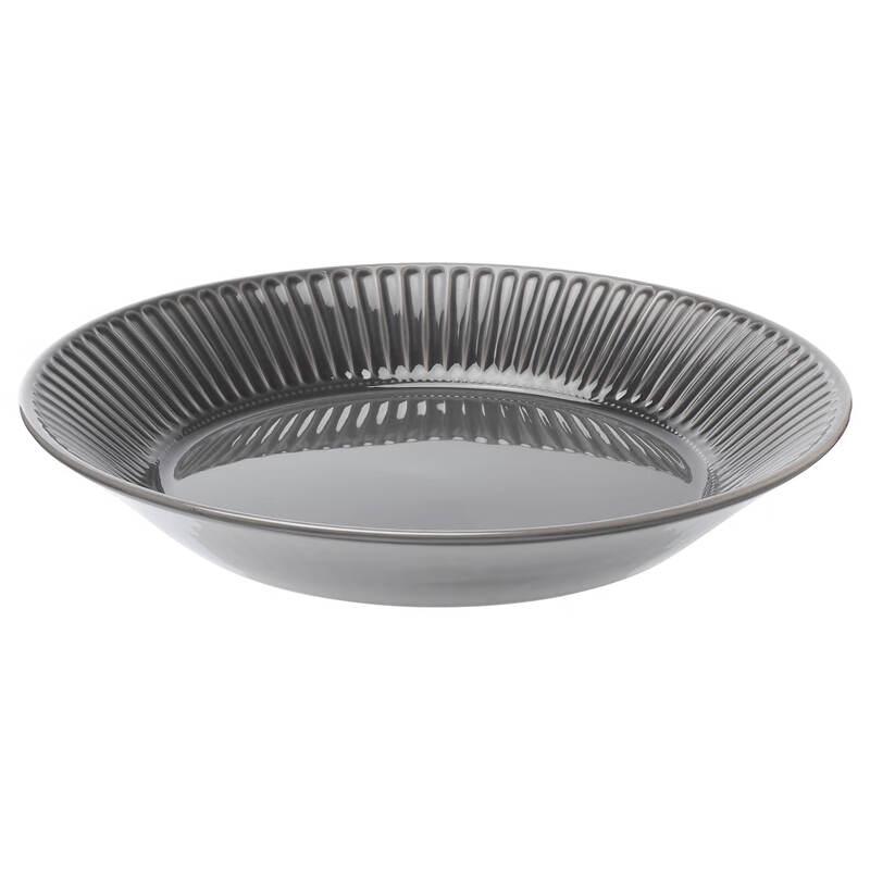 IKEA STRIMMIG Stoneware Serving Plate