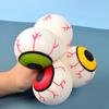 Halloween Augapfel Quetschspielzeug Realistischer TPR Stressabbau Ball Knebel Scherz Fidget für Kinder Erwachsene Tragbares Dekompressions-Gadget für Angst Partygeschenke