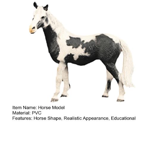Horse Model Realistic PVC Horse Figurine Statue Sculpture Home Office Desktop Decoration Ornament Kids Educational Animal Toy