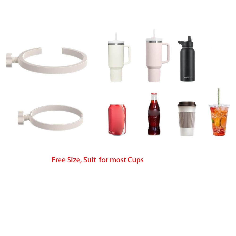 Neuer 2er-Pack Silikon-Becherhalter für Bogg Bag Tragbar Rutschfest Getränkeflaschenhülle Dosen-Becherhalter für 16-40 oz