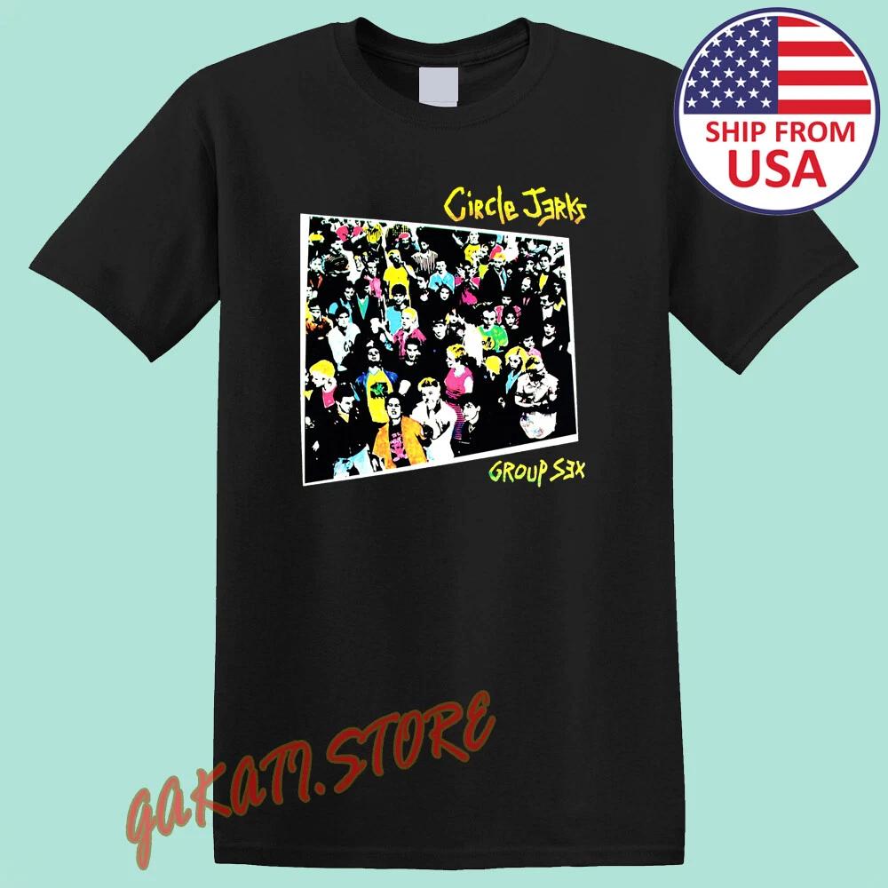 Circle Jerks Мужская Черная Размер S-5XL 3XL