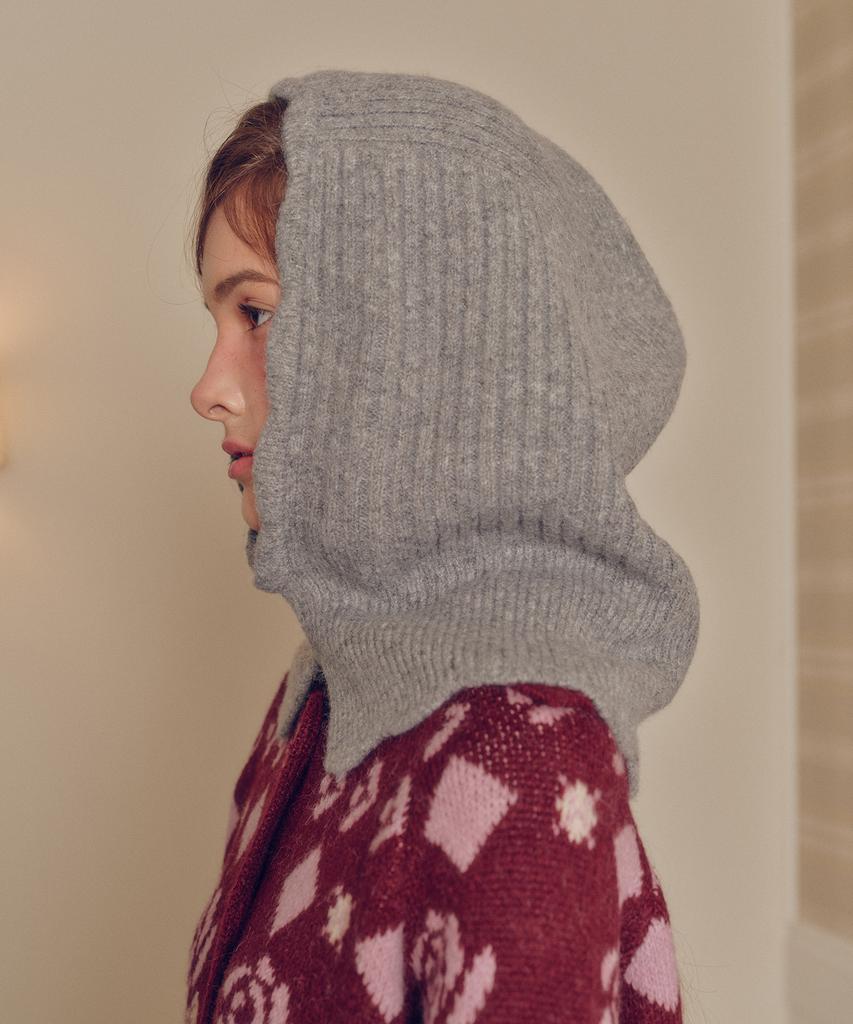 MELLY&ROSE Wave Balaclava (310543)_M/Gray