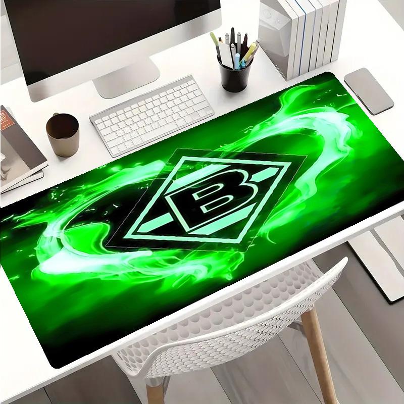 Borussia Mönchengladbach LOGO Mouse Pad - Non-Slip Rubber Base, Smooth Surface for Work,Gaming,Office,And Home Use, Desk Mouse Pad