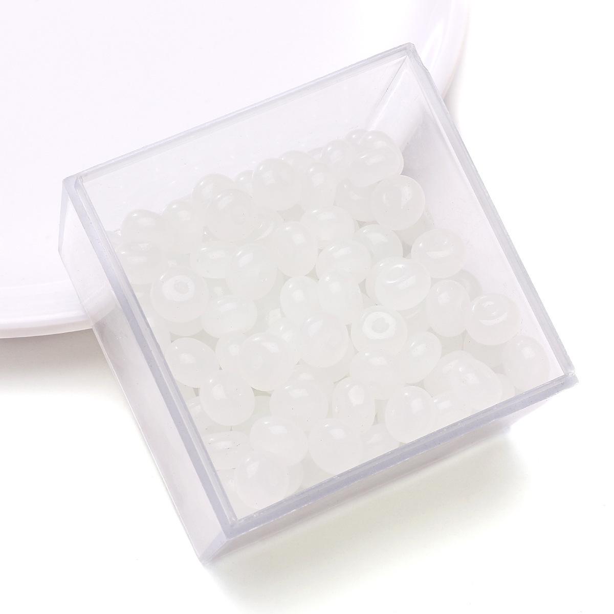 

Бусины, имитирующие стеклянный нефрит: Круглый, плоский в стиле абакуса для изготовления ожерелий и браслетов своими руками. 8x5mm Hole approx. 1mm