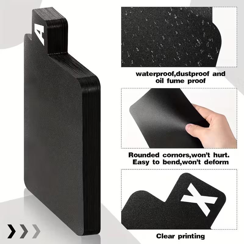 26 Pcs Cd/Dvd/Vinyl Record Organizer Dividers A-Z Alphabet File Storage Separator For Music Albums, Office, Home, Space-Saving