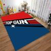Top Gun Logo Carpet Design Suitable As a Non-slip Mat for the Living Room or Bedroom Sofa
