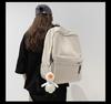 Girls' Fashion College-Style Backpack: Large Capacity, Casual Travel, Junior High School, or Couples