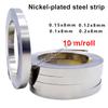 10M/Roll 18650 Li-ion Battery Nickel Sheet Plate Nickel Plated Steel Belt Strip Connector Spot Welding Machine Battery Welders