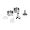 Stainless Steel Beer Keg Coupler Connector Fitting Beer Line Connector Kit for Brewing Equipment