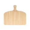 Wooden Pizza Peel Paddleboard with Tray, for Serving and Cutting Pizzas, Large - 30x30 Cm, Silver, 2048
