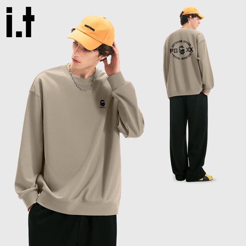 Fingercroxx Men's Loose Fit Graphic Crewneck Sweatshirt