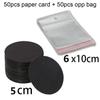 50pcs Earring Display Cards Cardboard for DIY Jewelry Holder Selling Organizer Small Businesses Labels Packaging Material Supply