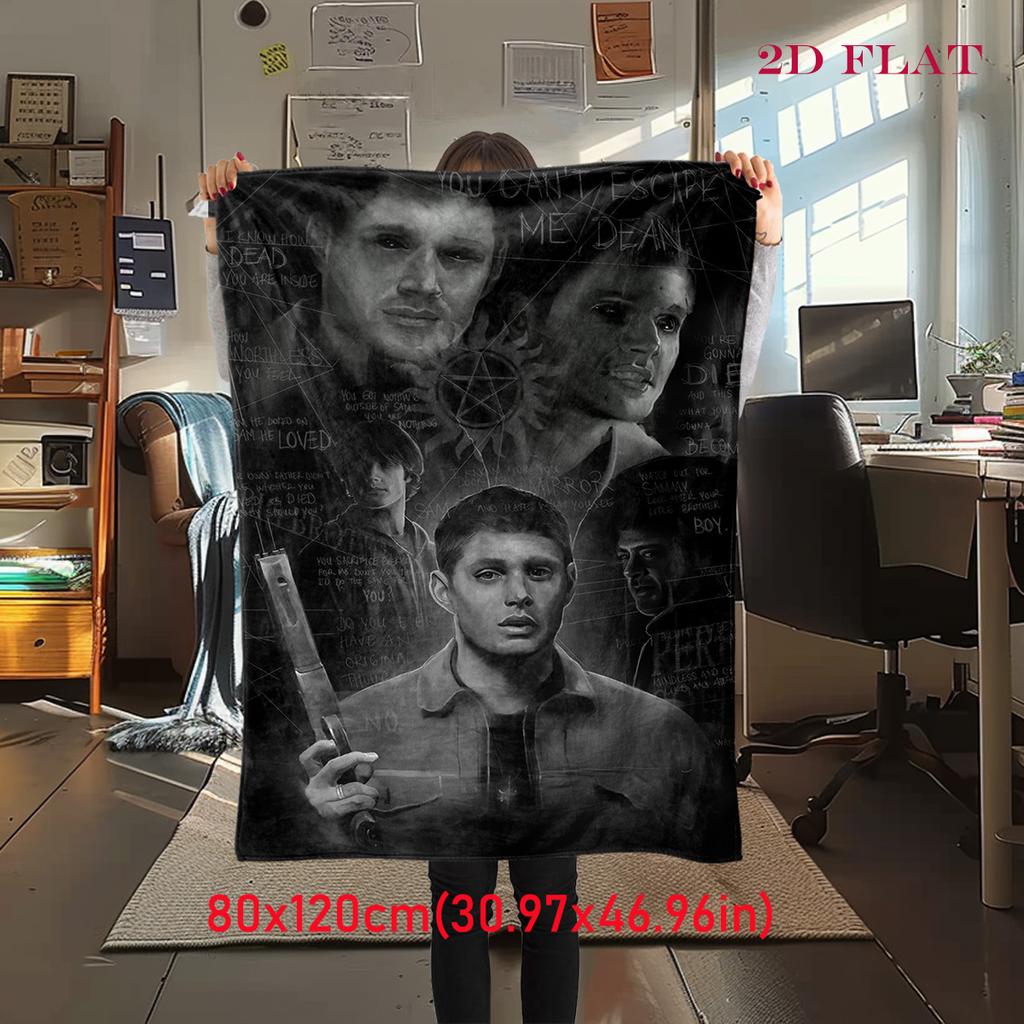 Supernatural Forces Unleashed Blanket Blanket Suitable for All Seasons Bedroom Air Conditioning Blanket Christmas Gifts