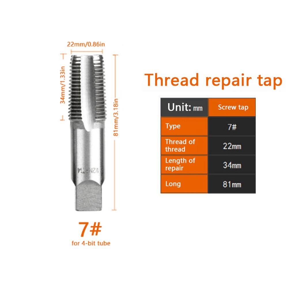 BHBL 2Pcs 1/2 Inch Screw Extractor Water Pipe Broken Pipe Extractor Water Pipe Thread Repair Tap Set China Mainland