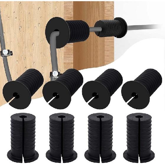 10 PCS Starlink Cable Routing Kit for 1 Inch Wall Hole Perforated Silicone Grommet Cable Punch Grommet Starlink Wall Grommet Wall Grommet for