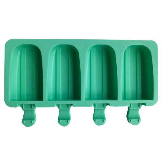 Durable calidad alimentaria fabricación de helados reutilizable fácil liberación molde para helado utensilio de cocina bandeja para helado