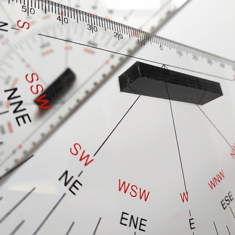 30cm Marine Navigation Set Square Rulers with Handle