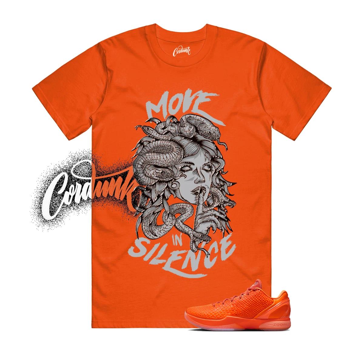 6 Protro Total Orange Metallic Silver Cosmic Clay T Shirt Match Match MIS 140