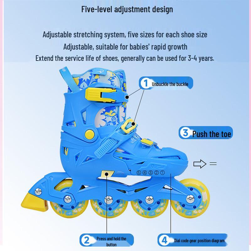 Feiying Kids' Professional Freestyle Inline Skates