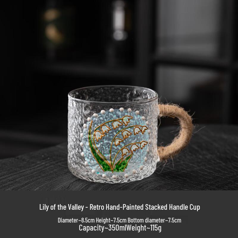AQ Retro High-Value Borosilicate Glass Cold Drinkware Ice Dew Cup