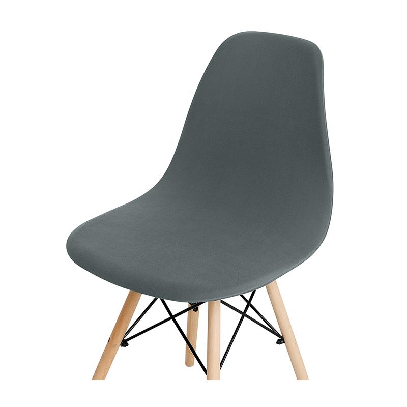 Printing Shell Chair Cover Short Back Scandinavian Chair Covers Adjustable Dining Room Seat Covers For Bar Party Wedding Hotel