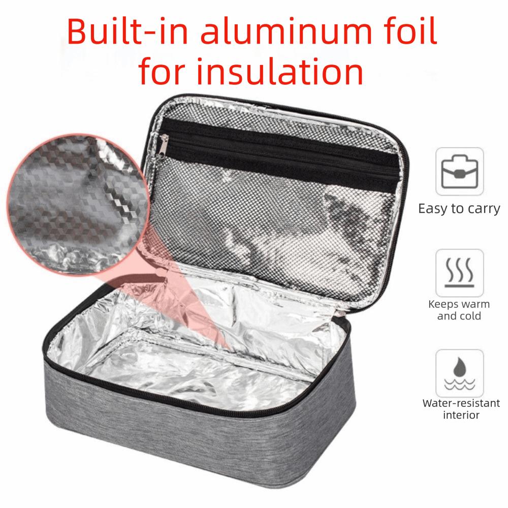 Large Capacity Portable Thermal Bag Thickened Insulated Cooler Bag Lunch Bag  Student Lunch