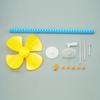 DIY Homemade Hand-cranked Small Fan Kindergarten Children Students Physics Science Science Small Production Science Experiment Toys