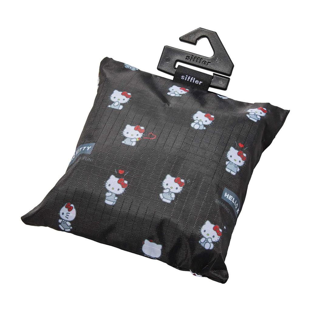 [Sifre] Foldable Cooler/Insulated Eco Bag, Sanrio Characters, ECO0416 SA13 Black Heart