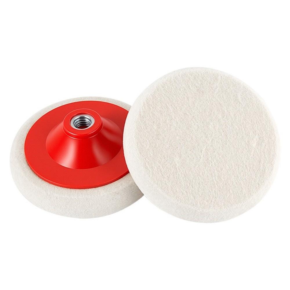 Thickened Wool Polishing Wheel 115/125mm Mirror Polishing Pad Practical Sanding Disc for Marble