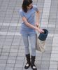 Leinapateumeonteu Waffle Folding Shorts [Fog Blue]