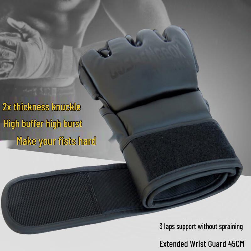 NIDU 5th Gen Half-Finger MMA Training Gloves