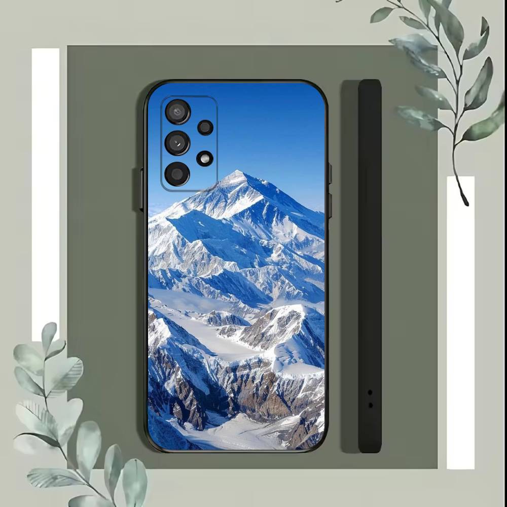 Sacred Mount Everest   Phone Case For Samsung S25,S24,S21,S22,S23,S30,Ultra,S20,Plus,Fe,Lite,5G Black Cover