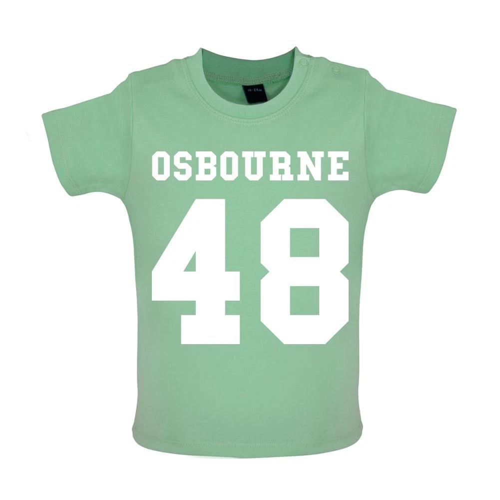 

Osbourne 48 - Baby Kids Boys Girls Unisex T-Shirt / Babygrow - Singer Song Love Fan Band Gig Tour 110