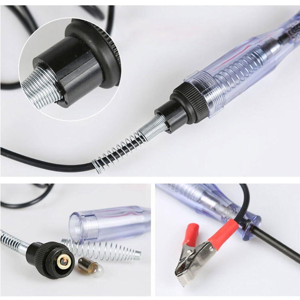 Detector Light Bulb Probe Test Pen Automobile Polarity Pen Long Probe Pen Voltage Circuit Tester