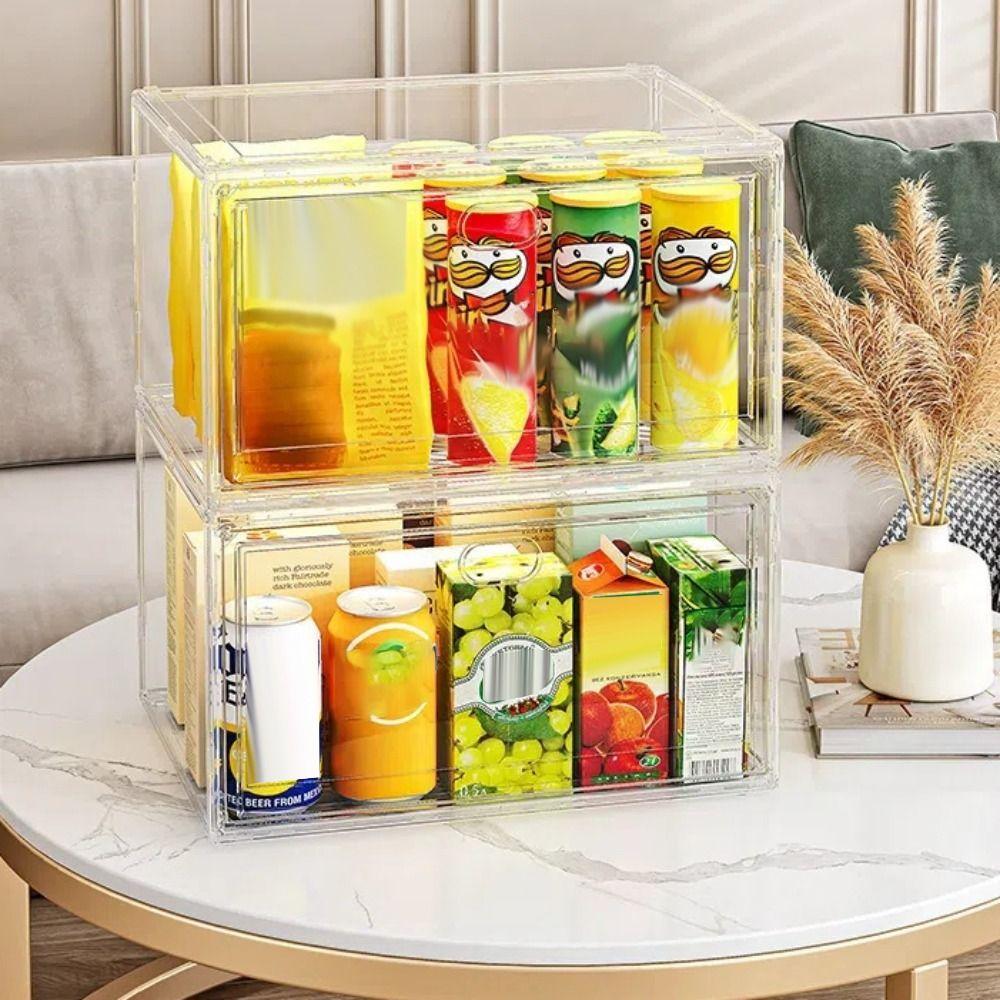Side-opening Stackable Shoe Cabinet High Transparency Display Shoe Rack New Shoe Box  Home