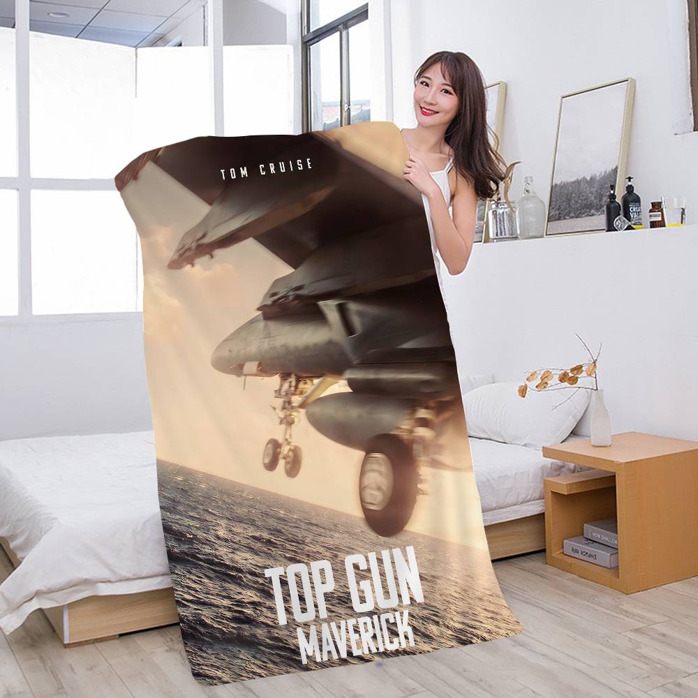 Top Gun Maverick Microfiber Beach Towel Absorbent Quick Dry Soft Yoga Swimming Resort Mountain Climbing Towel
