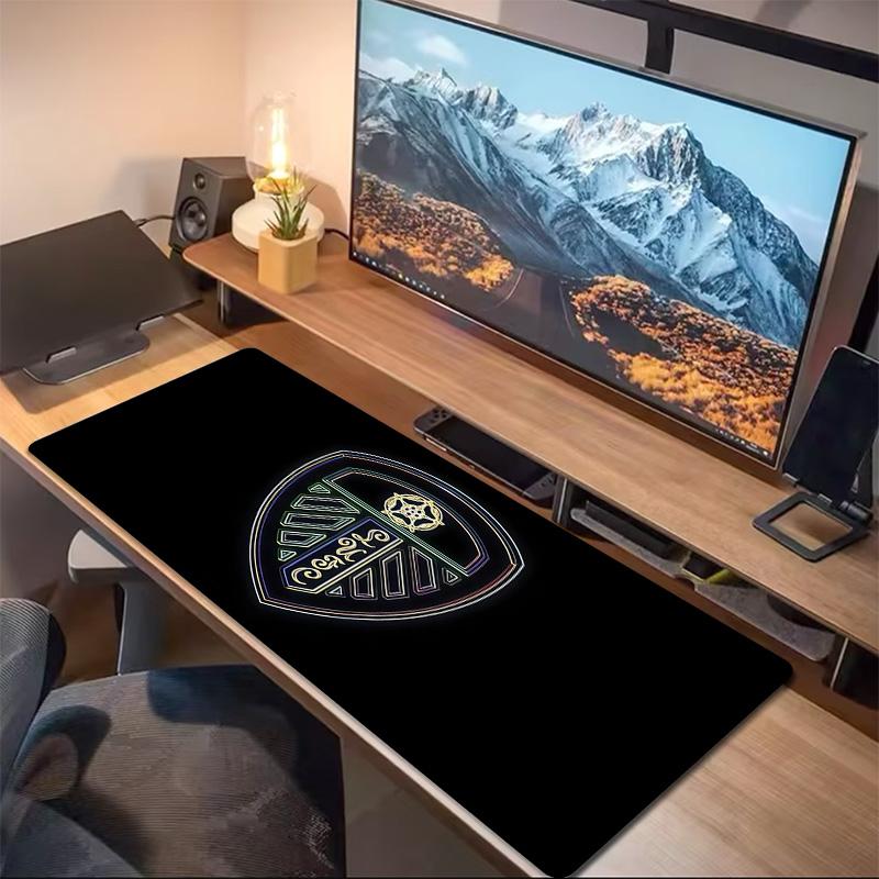 Leeds United Print  Cushion Non-slip Laptop Tablet Big Mousepad XXL Mat Mini PC Playmat With Lock edge