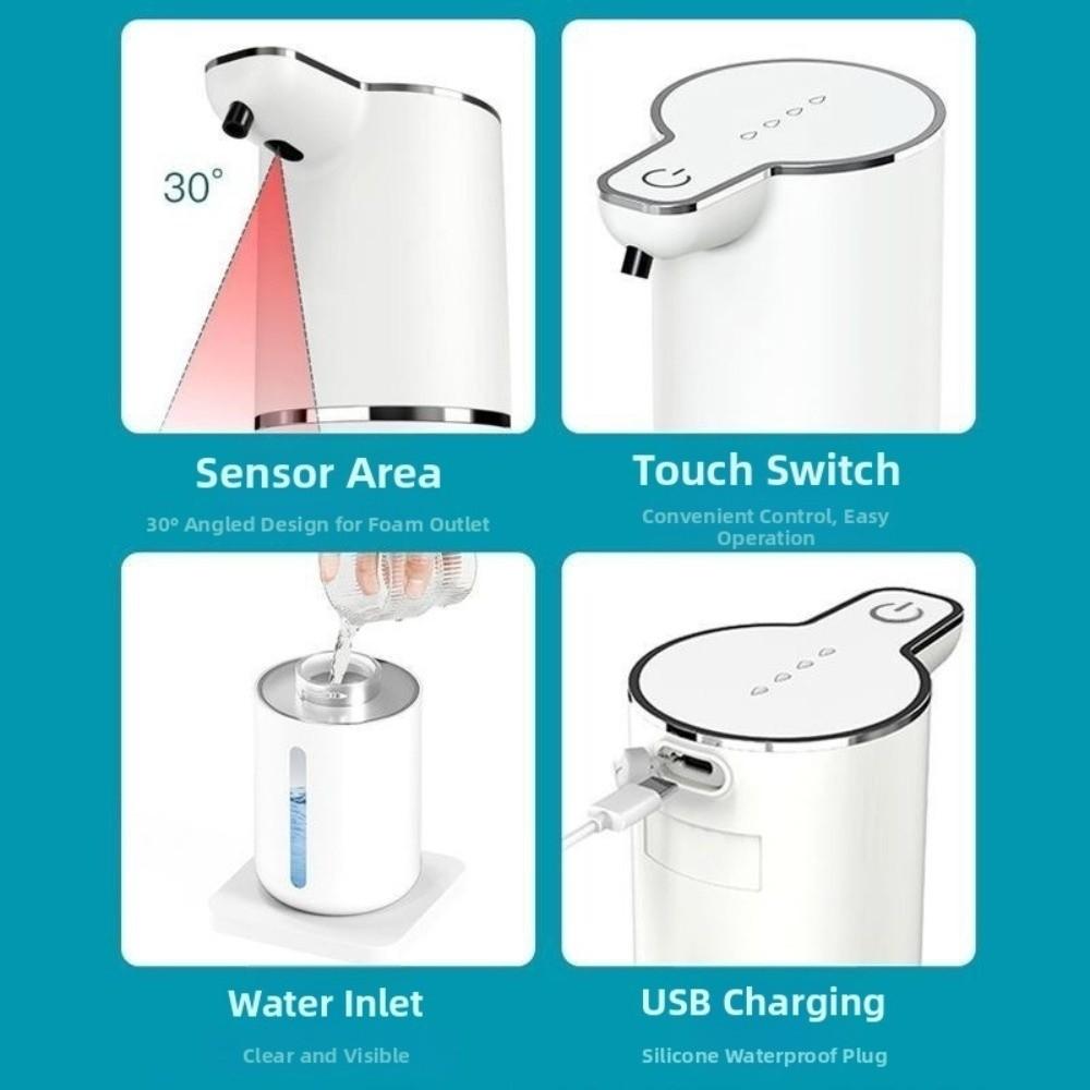Rechargeable Liquid Soap Dispenser Contactless Sensor Hand Sanitizer Dispenser Home Use