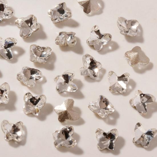 Ornamenti per Unghie Grandi Decorazioni Multiuso per Nail Art con Cristalli Finti Effetto 3D Decorazioni per Unghie a Cuore Ciondoli per Unghie Ornamenti per Unghie per Ragazza